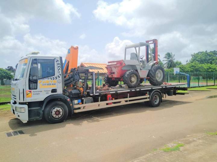 Transport sécurisé d'engins BTP