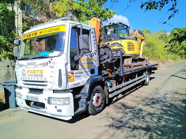 Remorquage engins de chantier Le Lamentin